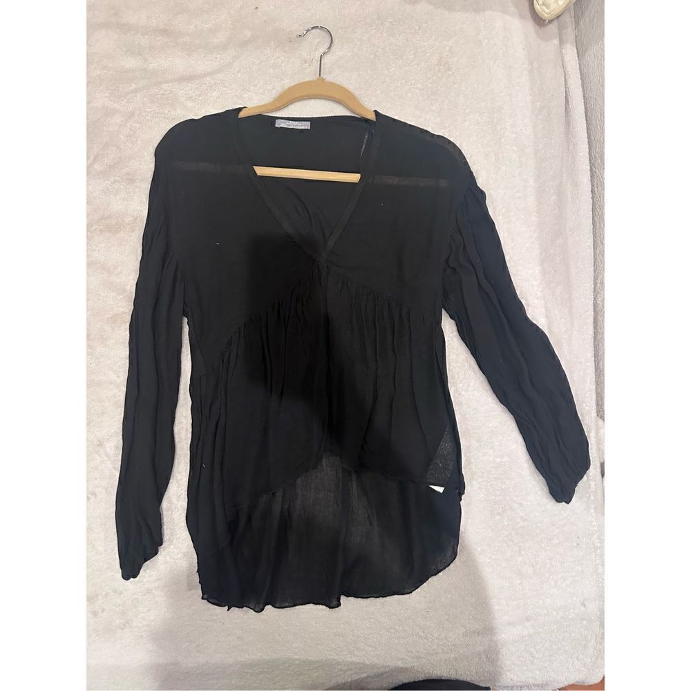 Zara top black womens size S